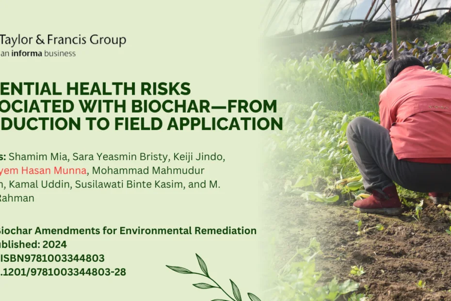 Potential Health Risks Associated with Biochar—From Production to Field Application